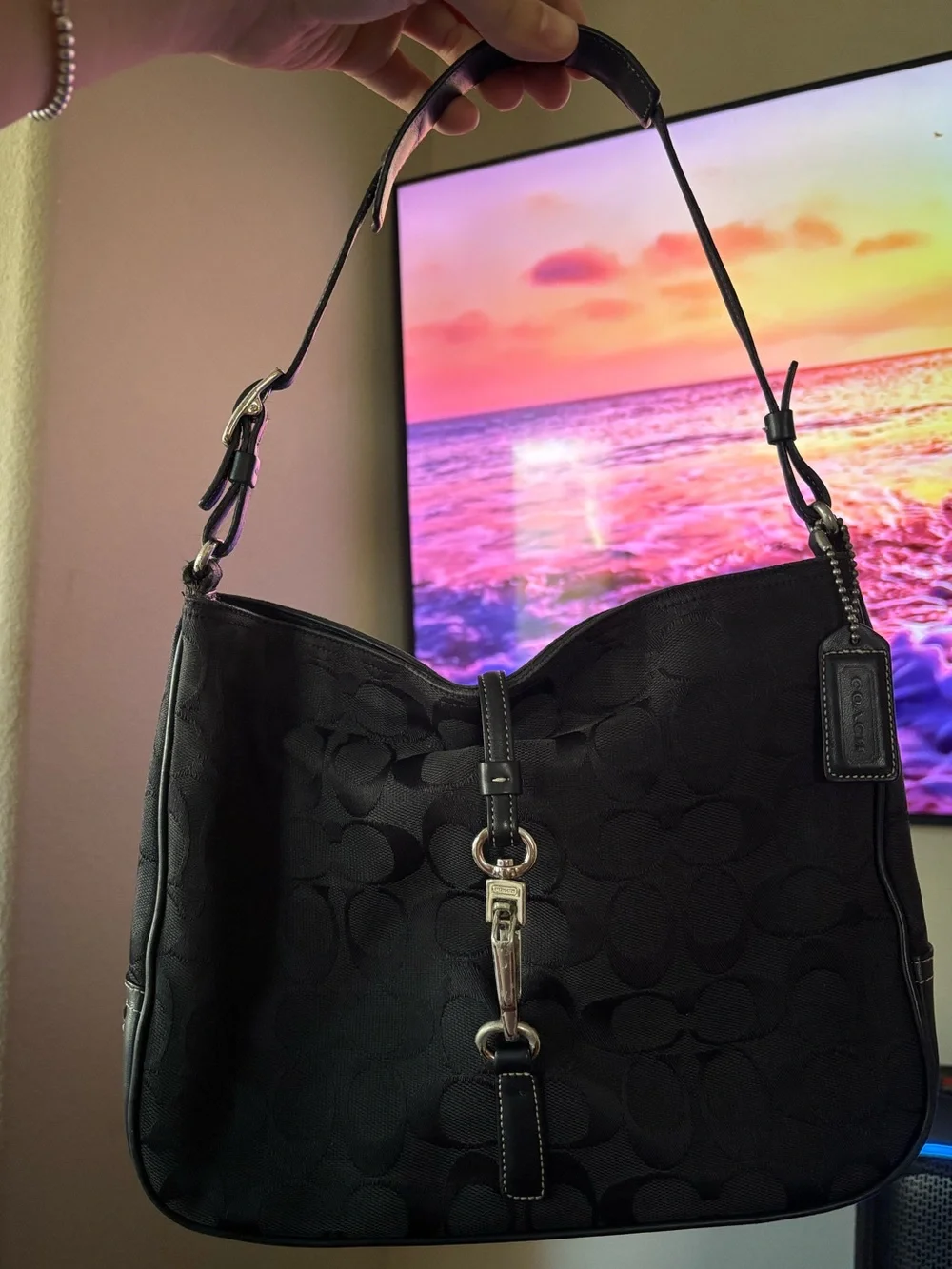 Coach Clip Hampton Shoulder Bag